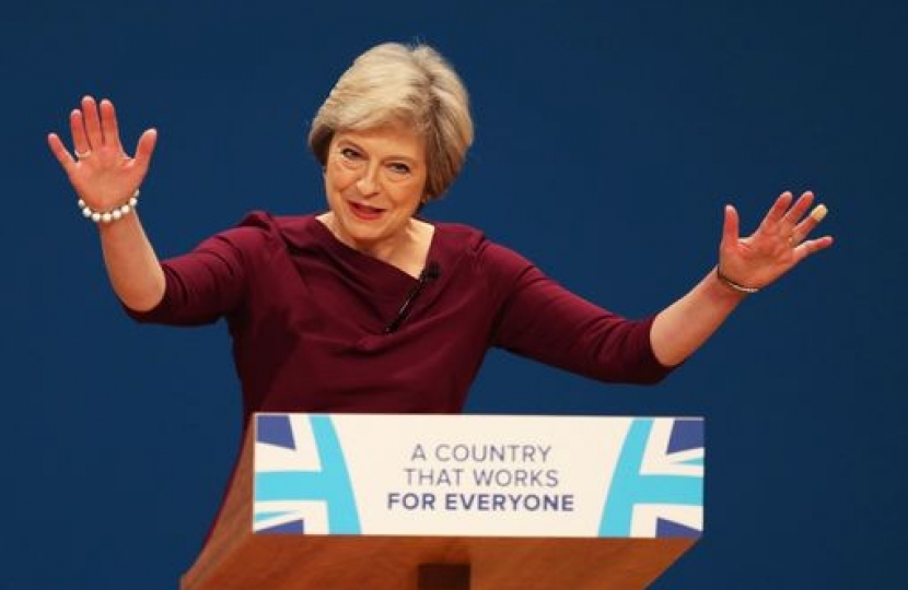 Theresa May addresses Conference 